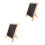 Vertical Wood Chalkboard Sign for Tables Black Message Board 10