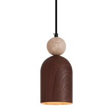 Simple Bedroom Bedside Chandelier Chinese Retro Style Travertine Entrance Pendant Lights for Bedroom and Entrance