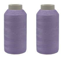 2-Pack Glow in the Dark Embroidery Thread - Fluorescent Sewing Thread for Night Diy, Crafts, Music Festivals, Purple