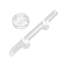 2Ensembles Tube D'alimentation Aquarium Transparent En