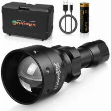 1503 850nm IR-Strahler-Taschenlampe mit 50mm Zoomobjektiv, 3 Modi und Speicherfunktion, kompatibel mit Nachtsichtgeräten