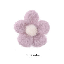 2Pcs Felt Balls DIY Crafts Accessory Hairpins Decoration