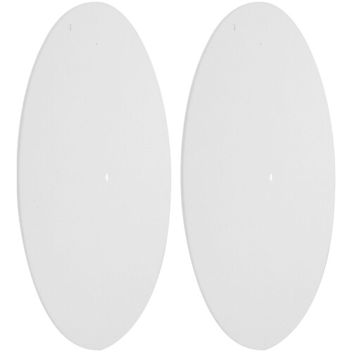 White Felt Turntable Slipmat for Home Record Player Protection 2Pcs