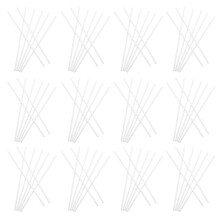 300Pcs White Paper Lollipop Sticks 8 Inch for Candy Cake Pop Dessert