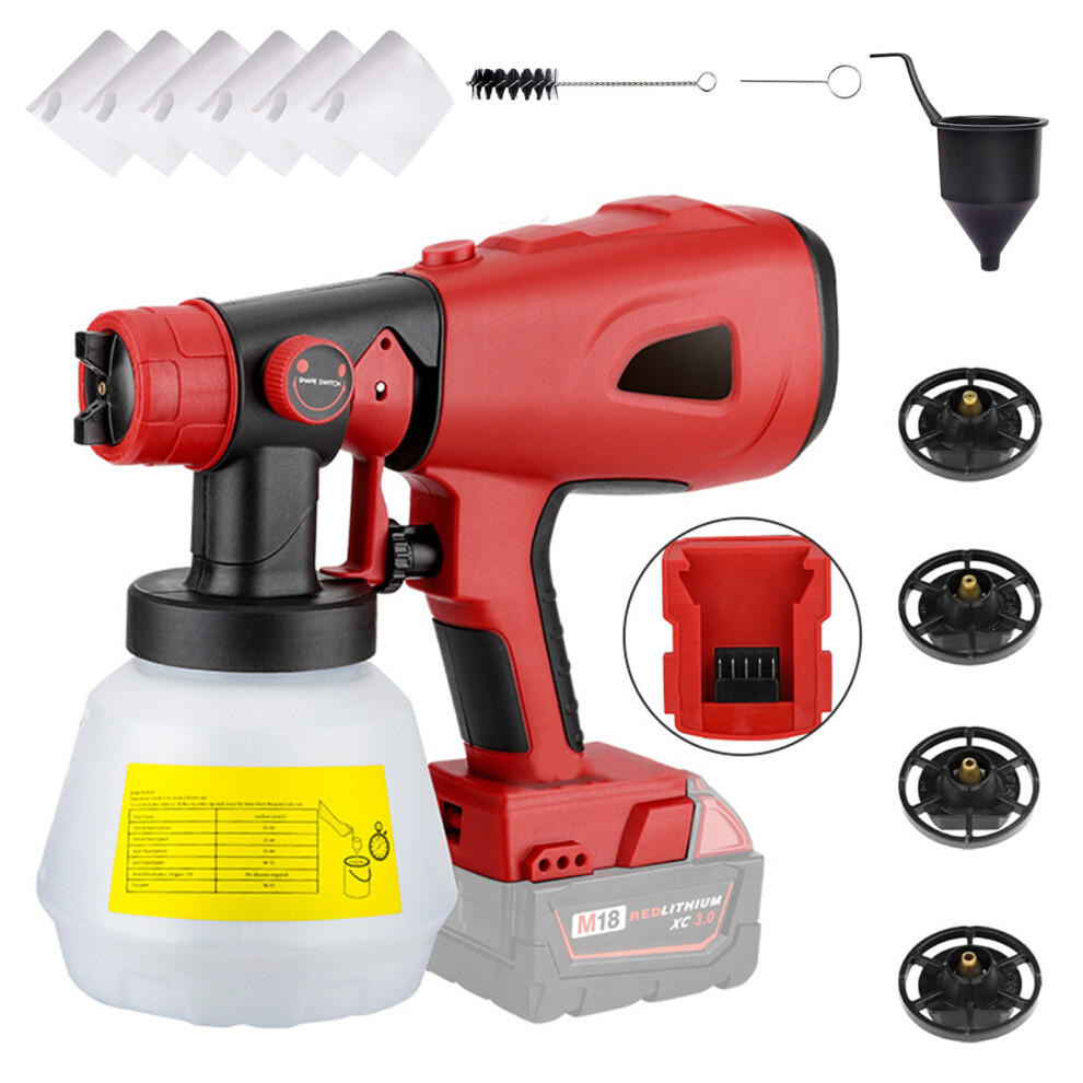 Cordless Handheld Paint Sprayer With 1000Ml Container, 20V Max, Multi-Pattern 9461384642834