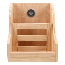 2Pcs Wooden Hay Feeder for Guinea Pigs Bunny Small Pets Light Yellow