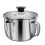 3Pcs Multi-Use Stainless Oil Containers with Arc Spout Fat Separator 1