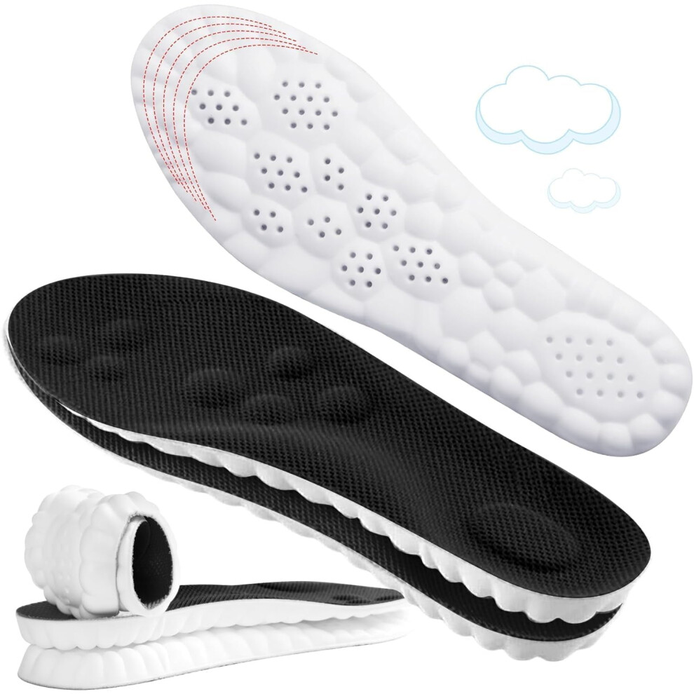 4D Cloud Comfort Insoles â Memory Foam, Slim Fit