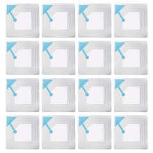 400Pcs Multi Color Supermarket Goods Square Anti-Theft Labels