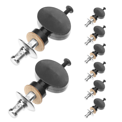32Pcs Ukulele Tuning Pegs Black Metal Plastic Durable Round Handle Set