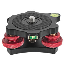 Tripod Leveling Base Leveler Adjusting Base Panning Level Plate DSLR Camera Adjustment Table Base