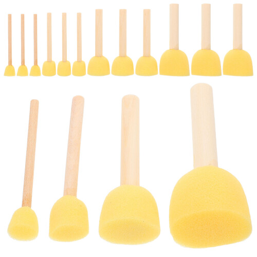 80St Rond Schilder Borstels Met Handvat - Kinderen Creatief Set