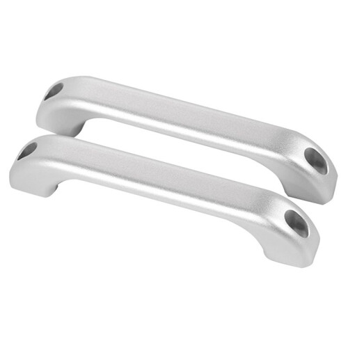 1Pair Alloy Car A-Pillar Pull Handle Inner Door Pillar Handle Grip for   90 110 2004-2018 Silver