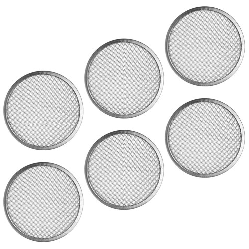 24Pcs Portable Stainless Steel Sprouting Jar Mesh Lids Silver 1
