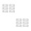 12Pièces Accessoire Casque Lampe Frontale Aluminium Durable Argenté 9