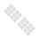 12Pièces Accessoire Casque Lampe Frontale Aluminium Durable Argenté 10