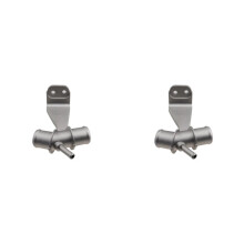 2ST Aluminium Bilmotor KylväTska VattenutloppsröR 1657722030 16577-22030 för för 09-17 1,8L L4