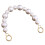 3Stk Leichte Perlen Bag Strap Chains Gold Handtasche 2