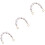 3Stk Leichte Perlen Bag Strap Chains Gold Handtasche 6
