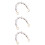 3Stk Leichte Perlen Bag Strap Chains Gold Handtasche 9