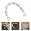 3Stk Leichte Perlen Bag Strap Chains Gold Handtasche 11