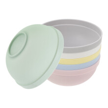 Small Rice Bowls 6Pcs Cereal Bowl Plastic Multipurpose Kitchen Ware For Home Dining