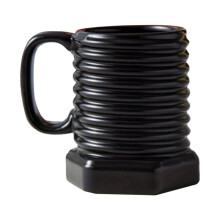 Funny Screw Design Coffee Mug Ceramic Coffee Cups Novelty Water Cups Summer Winter Drinkware Birthday Holiday Gifts C