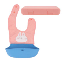 1St Verstelbaar Baby Slabbetje Waterdicht Met Siliconen Elegant Design