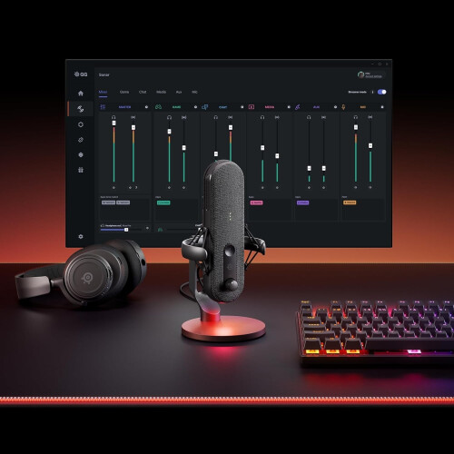 SteelSeries SteelSeries Alias USB Mic for PC for Gamings 1