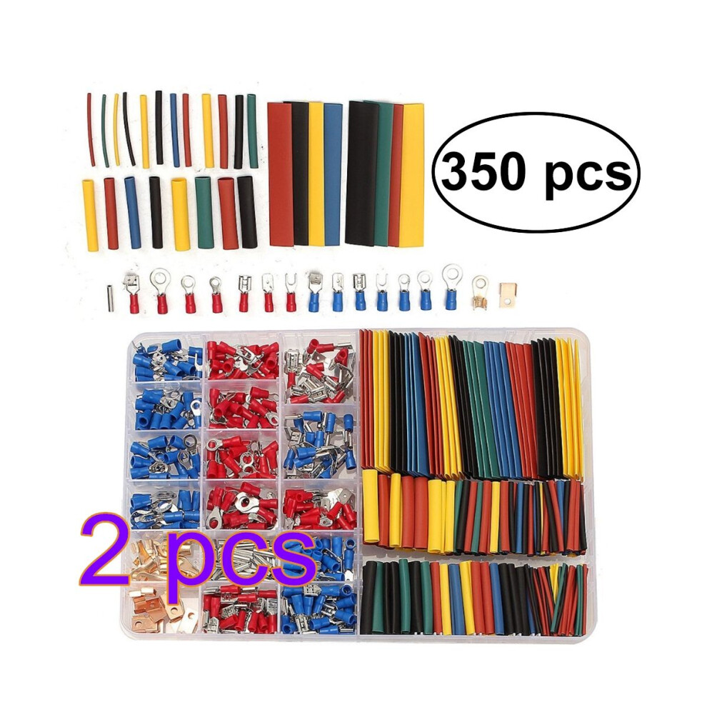 Wire Terminals Connectors Assorted Colors With Storage Case 3662774857043