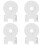 4Pcs Easy Install White Camera Wall Stand Mount for Dome Cameras 7
