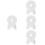 4Pcs Easy Install White Camera Wall Stand Mount for Dome Cameras 8