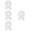 4Pcs Easy Install White Camera Wall Stand Mount for Dome Cameras 9