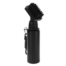 Spazzola pulitore per club antigoccia da 150 ml con bottiglia spray d'acqua con temperino, color oro