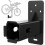 Engate de Parede para Bicicleta, Capacidade de Carga de 2 Polegadas, Engate Metálico para Bicicleta, Receptor de Carga Reforçado, Engate de Parede 1