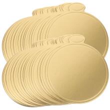 200Pièces Plats Ronds En Papier - Supports Gâteaux Mini Mousses