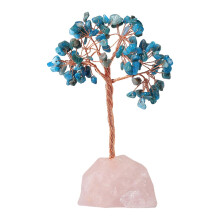 Guohui Arbres de la Fortune Statue Bonsaï Ornement Centre de table Intérieur Bureau Couloir H