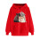Red Womens Long Sleeve Drawstring Hoodies Loose Causal Pullover Valentine's Day Gift for Her 1