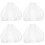 4St Witte Bruids Sluier Tule Kort Feest En Bruid Accessoires 7