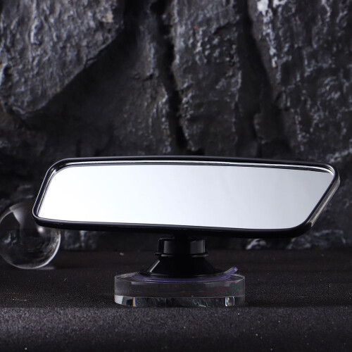 4Pcs Adjustable Mirror Rear View Safety Glass ABS Black 2