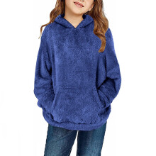 Kapuzenpullover für Teenager-Mädchen, langärmeliger Pullover, Kinder-Fleecejacke (4-14 Jahre)