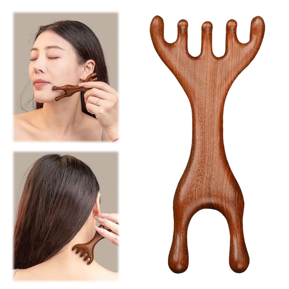 Wooden Nose Gua Sha Massage Tool