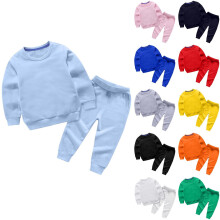 Conjunto de ropa para bebé niño y niña: sudadera de manga larga y pantalón, gris, otoño/invierno, compatible con niños de 12 a 13 años.
