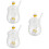 3Pcs Glass Honey Container with Dipper for Home and Kitchen Use 7
