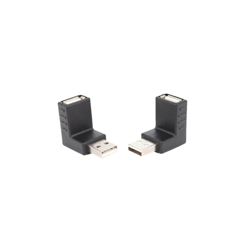 Usb 2.0 Right-Angle Male To Female Adapter Cable 9450273231570
