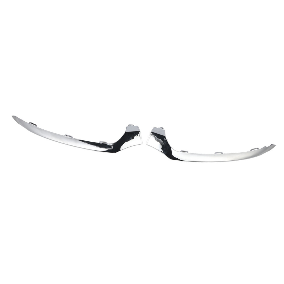2Pcs Chrome Front Bumper Lower Trim For W205 C205 A205 S205 2015-2018 4921384646492