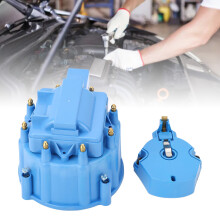 Heavy Duty Large HEI Distributor Cap and Rotor Set for SBC V8 Engines
