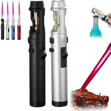Isqueiro elétrico de plasma à prova de vento com chama ajustável de 360