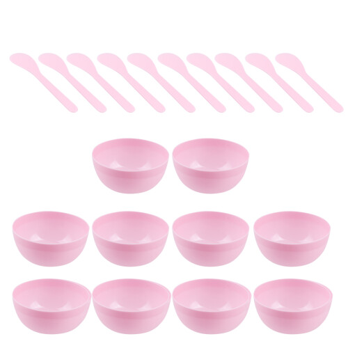 20Pièces Bols De Mélange Rose Pour Durable