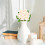 Rosa finta, fiore artificiale, 40 cm, beige 1